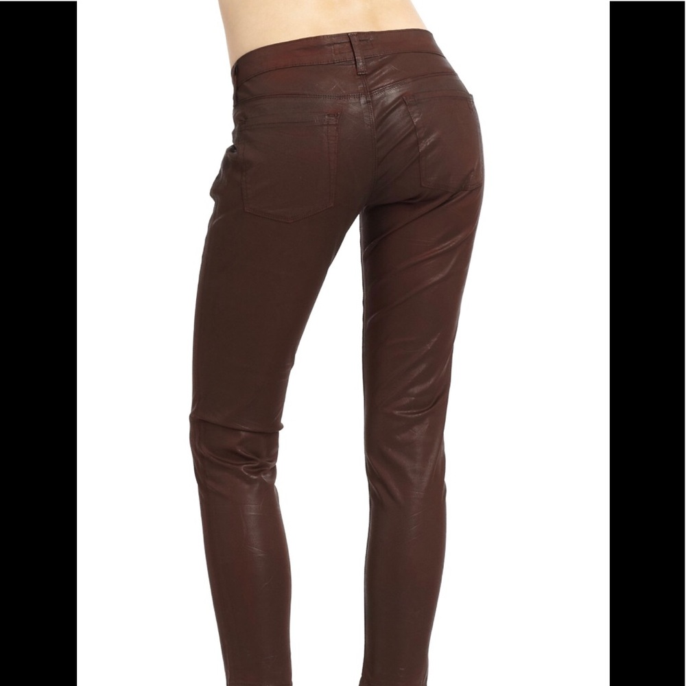 $168 David Kahn nikki straight leg chameleon pants